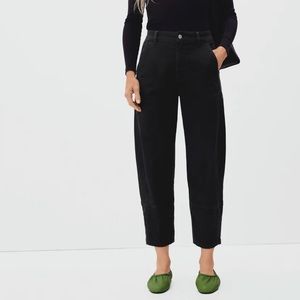Everlane Utility Barrel Pant Black Size 4
